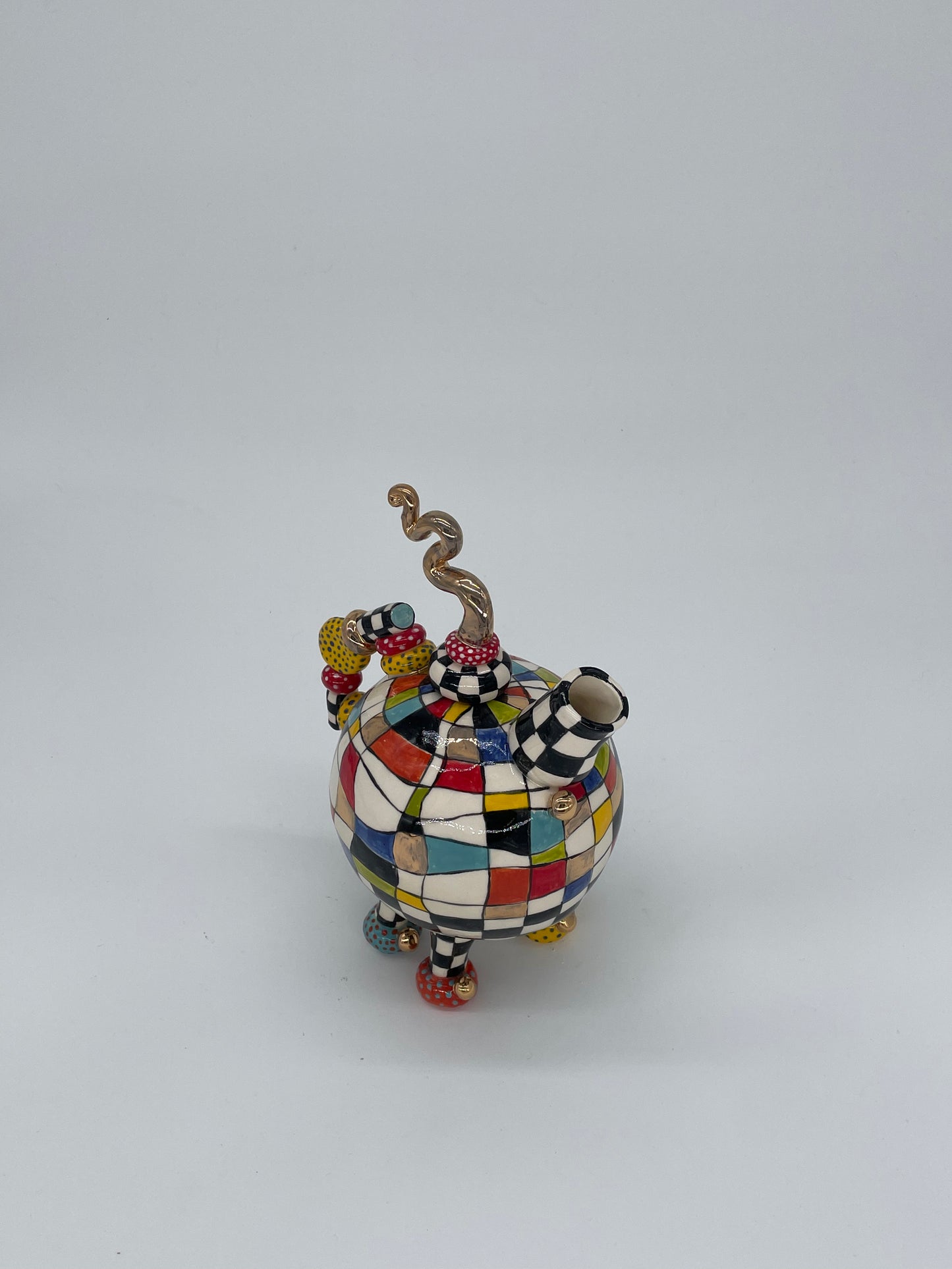 Honouring Mondrian Teapot